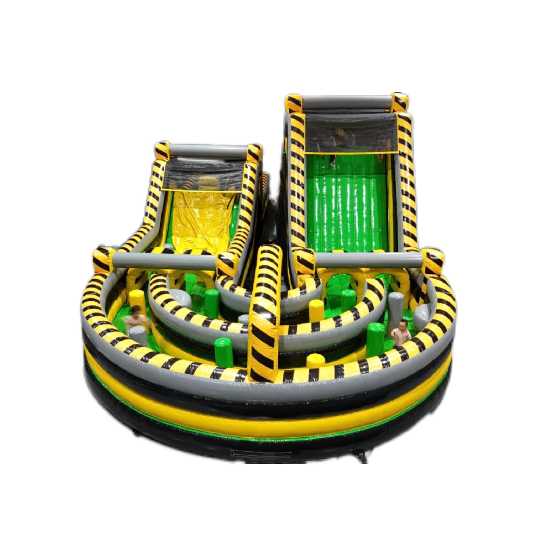 Outdoor game inflatable obstacle race