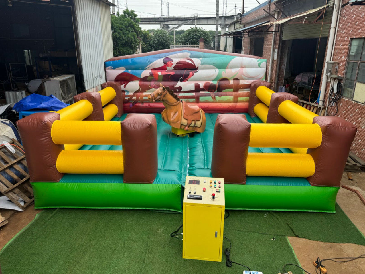 Inflatable Bull Theme Trampoline