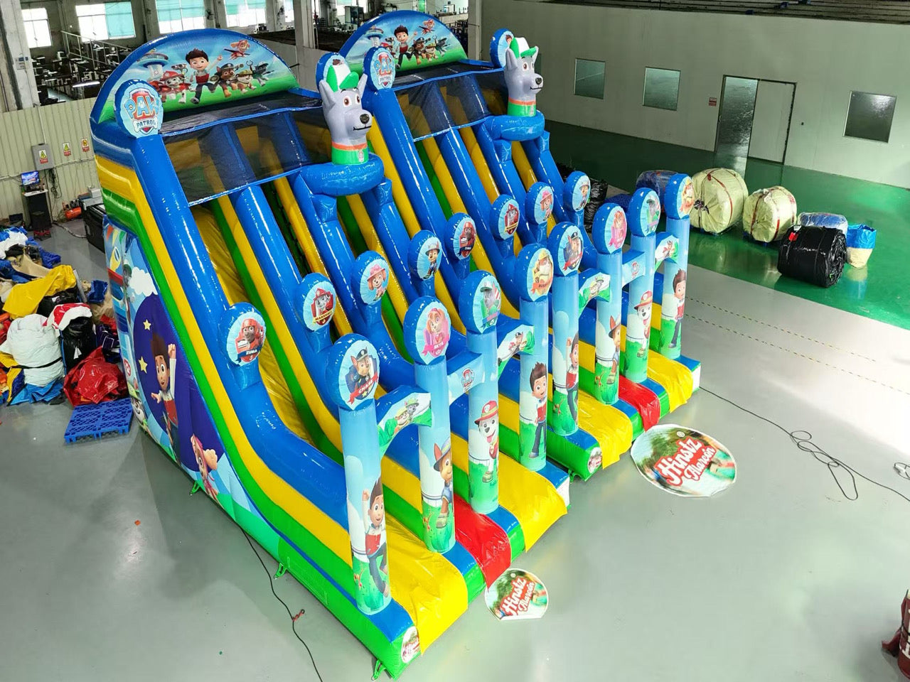 Infltable bouncer stich