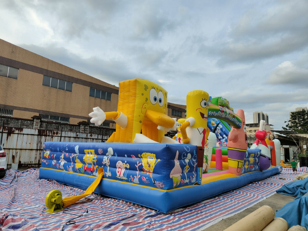 Inflatable themed obstacle course