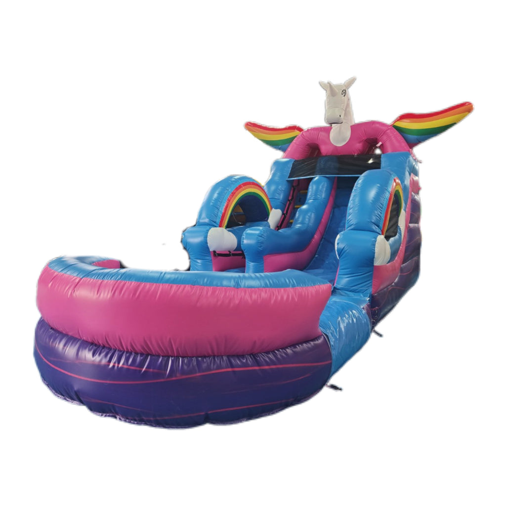 Giant Unicorn Inflatable Slide