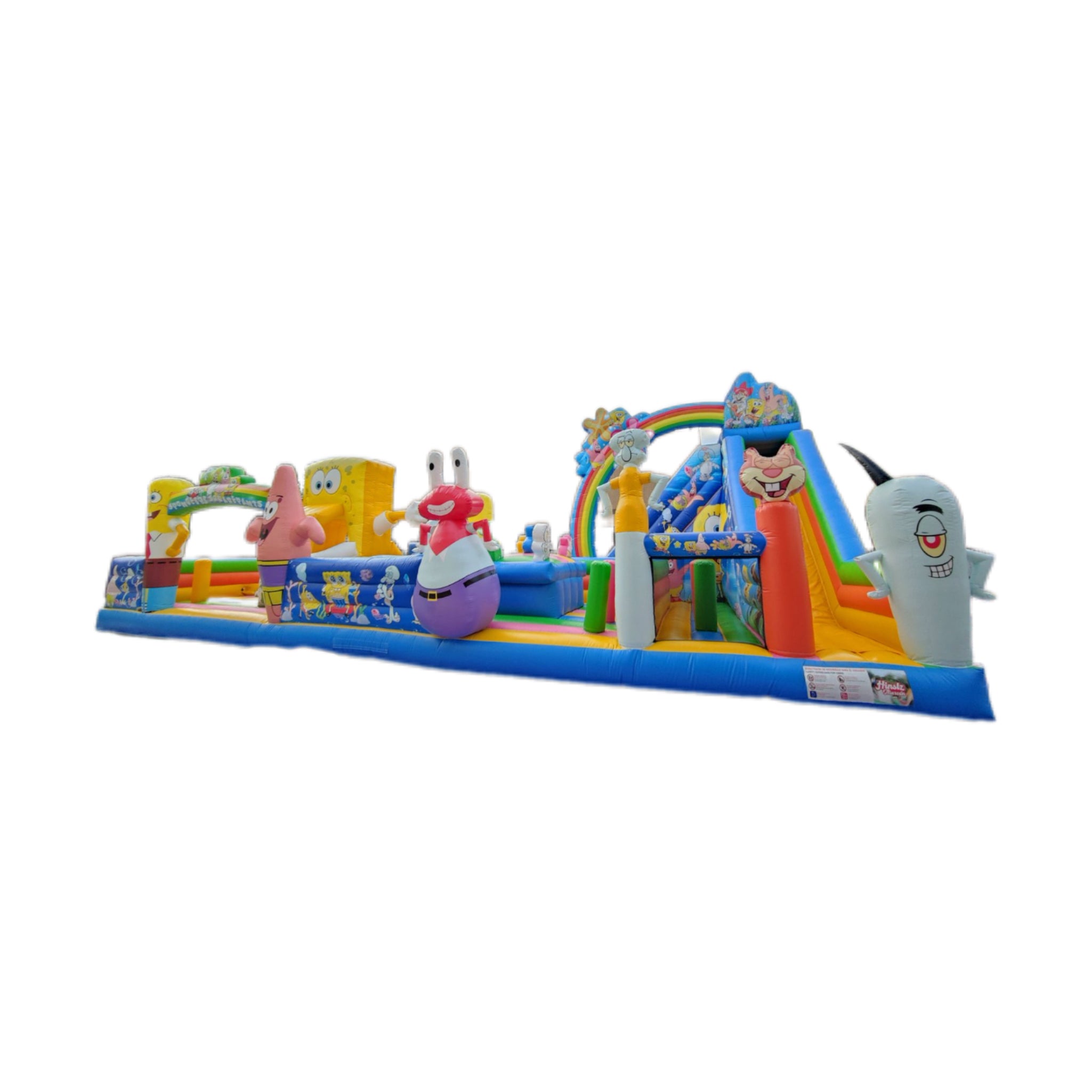 Inflatable themed obstacle course
