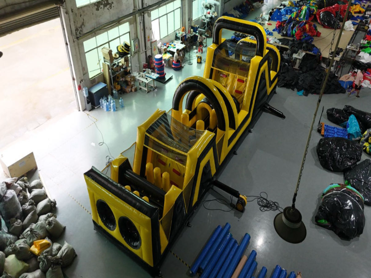 Inflatable Obstacle Challenge Track