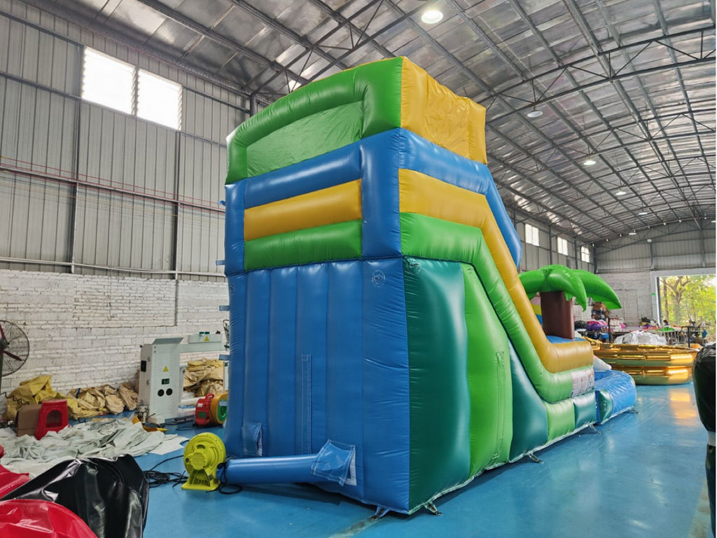 Children's colorful inflatable slide