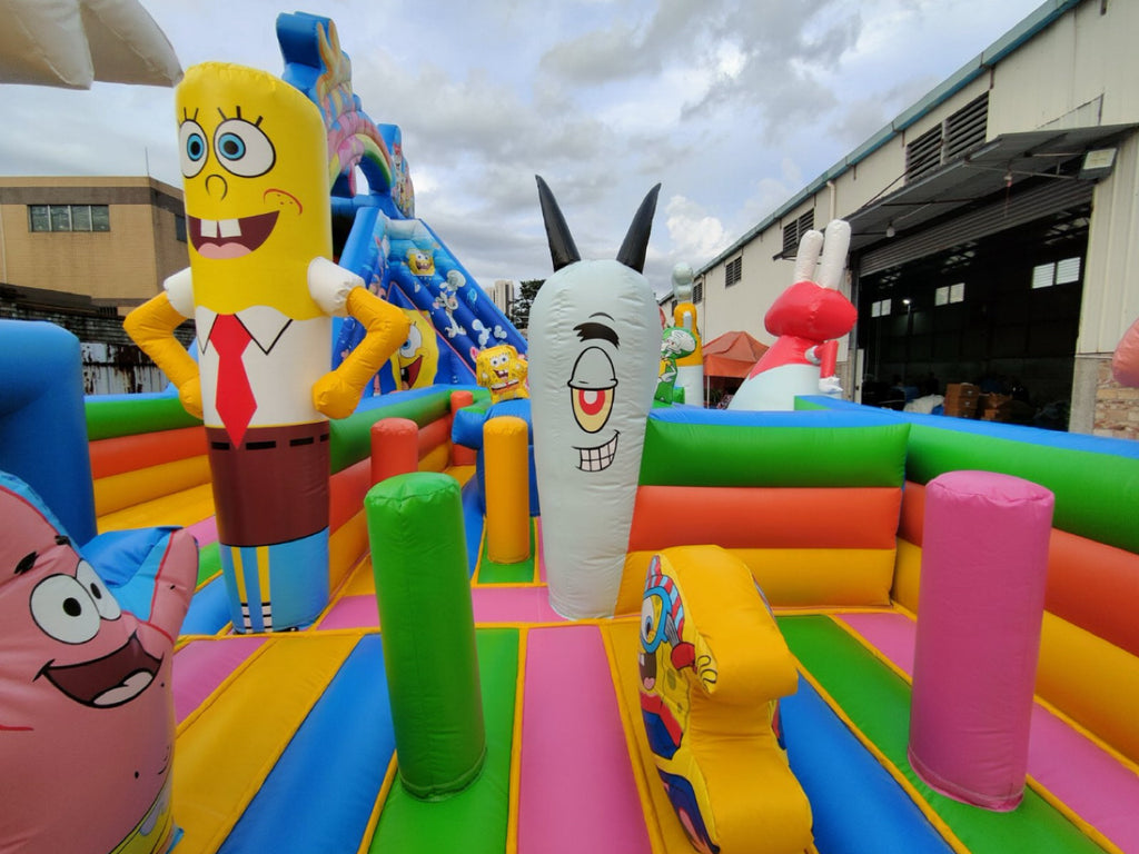 Inflatable themed obstacle course