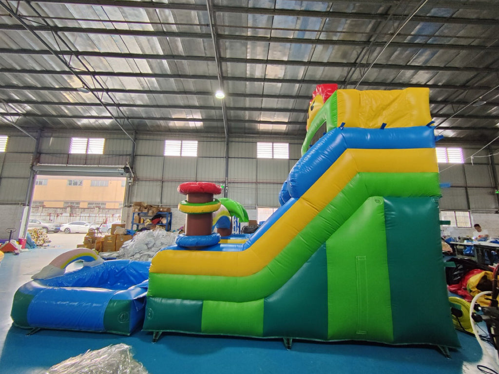 Children's colorful inflatable slide