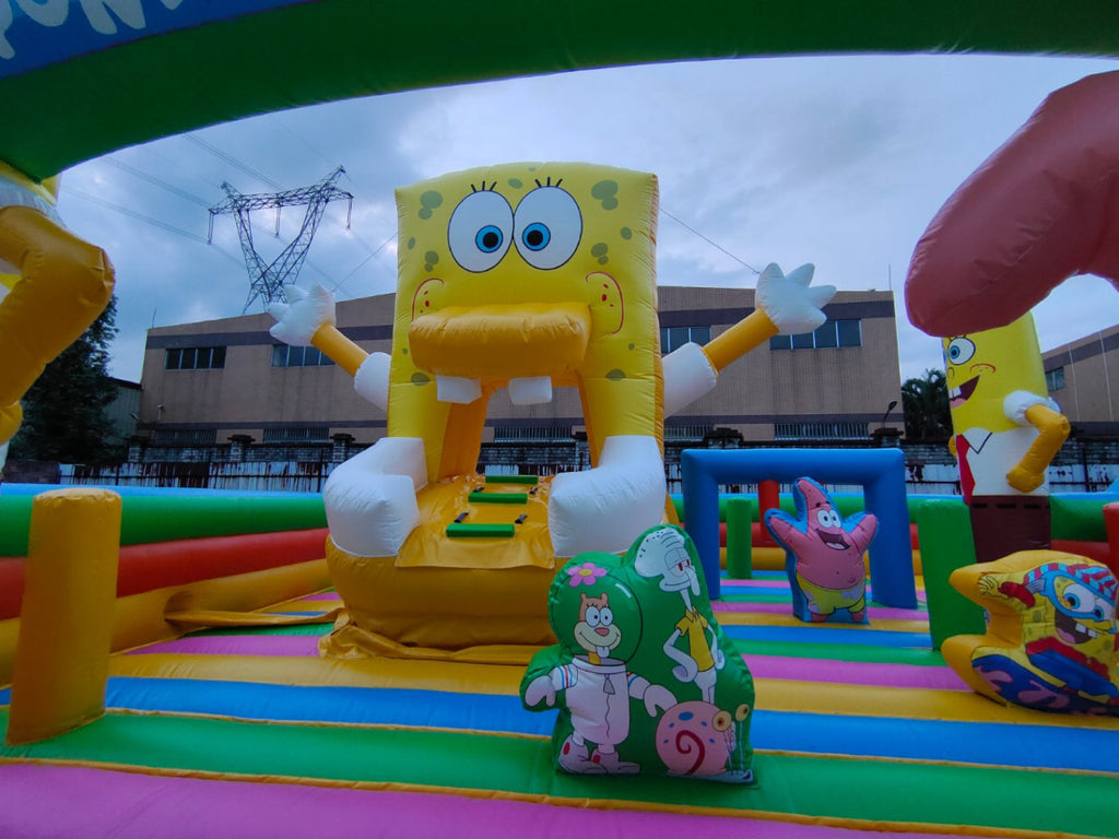 Inflatable themed obstacle course
