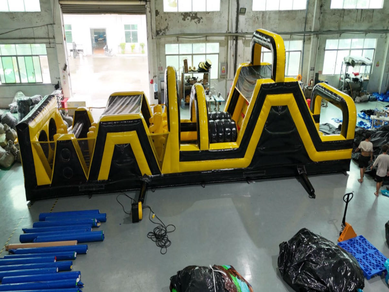 Inflatable Obstacle Challenge Track