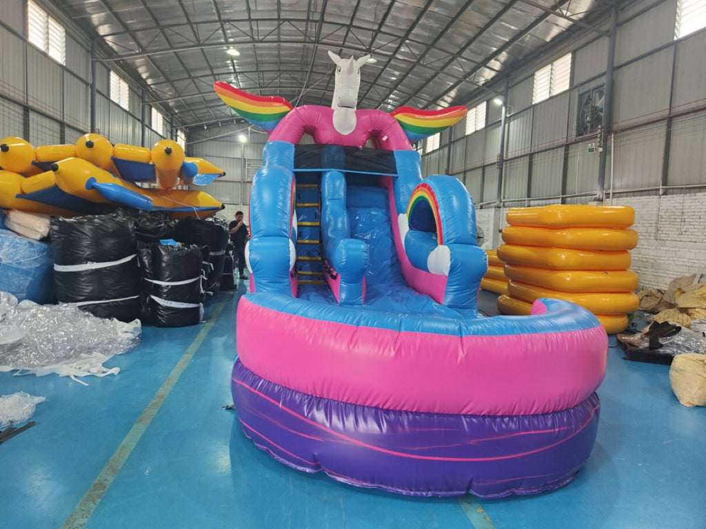 Giant Unicorn Inflatable Slide