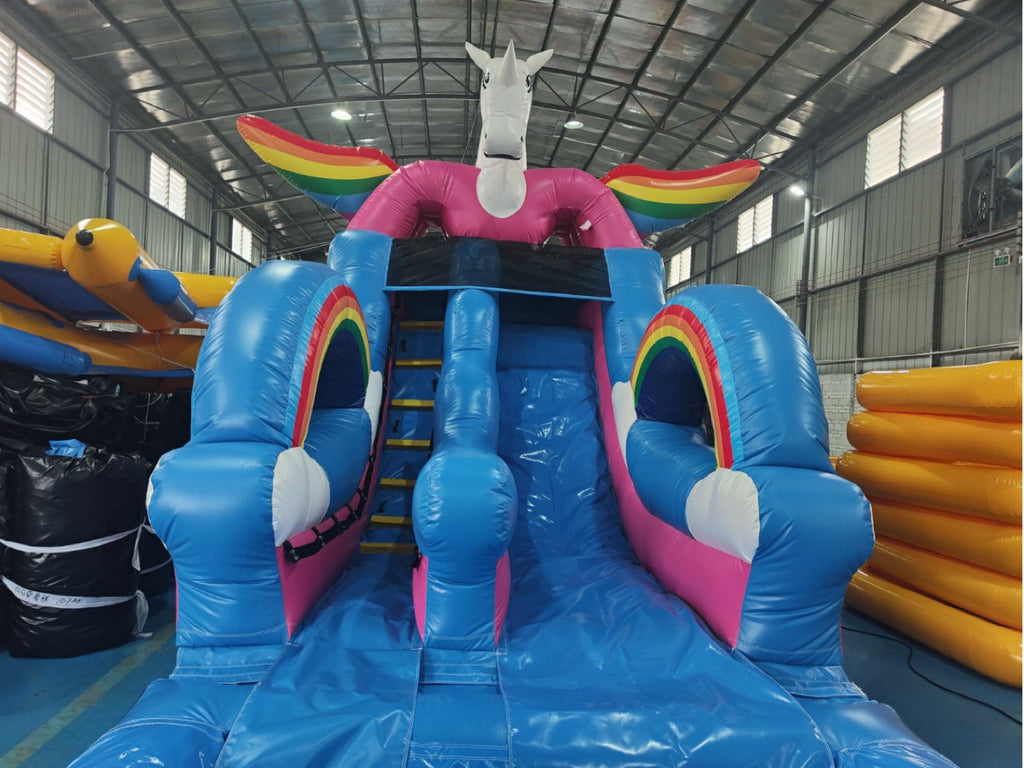 Giant Unicorn Inflatable Slide