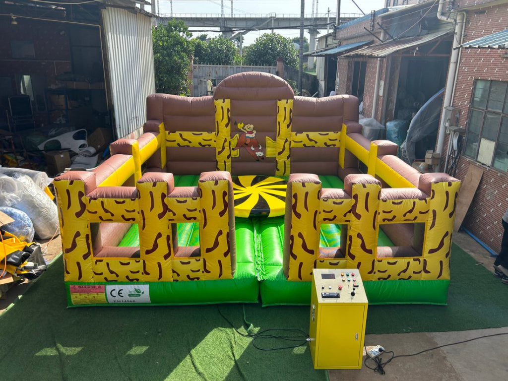 Inflatable Rotating Theme Trampoline