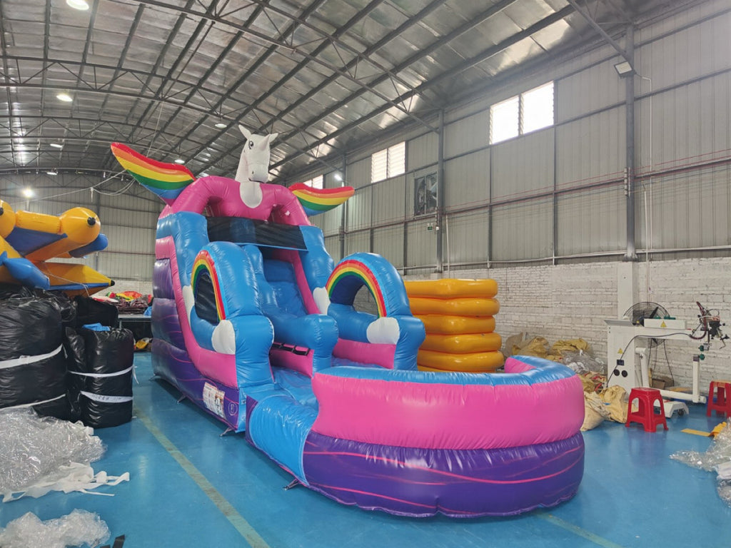 Giant Unicorn Inflatable Slide